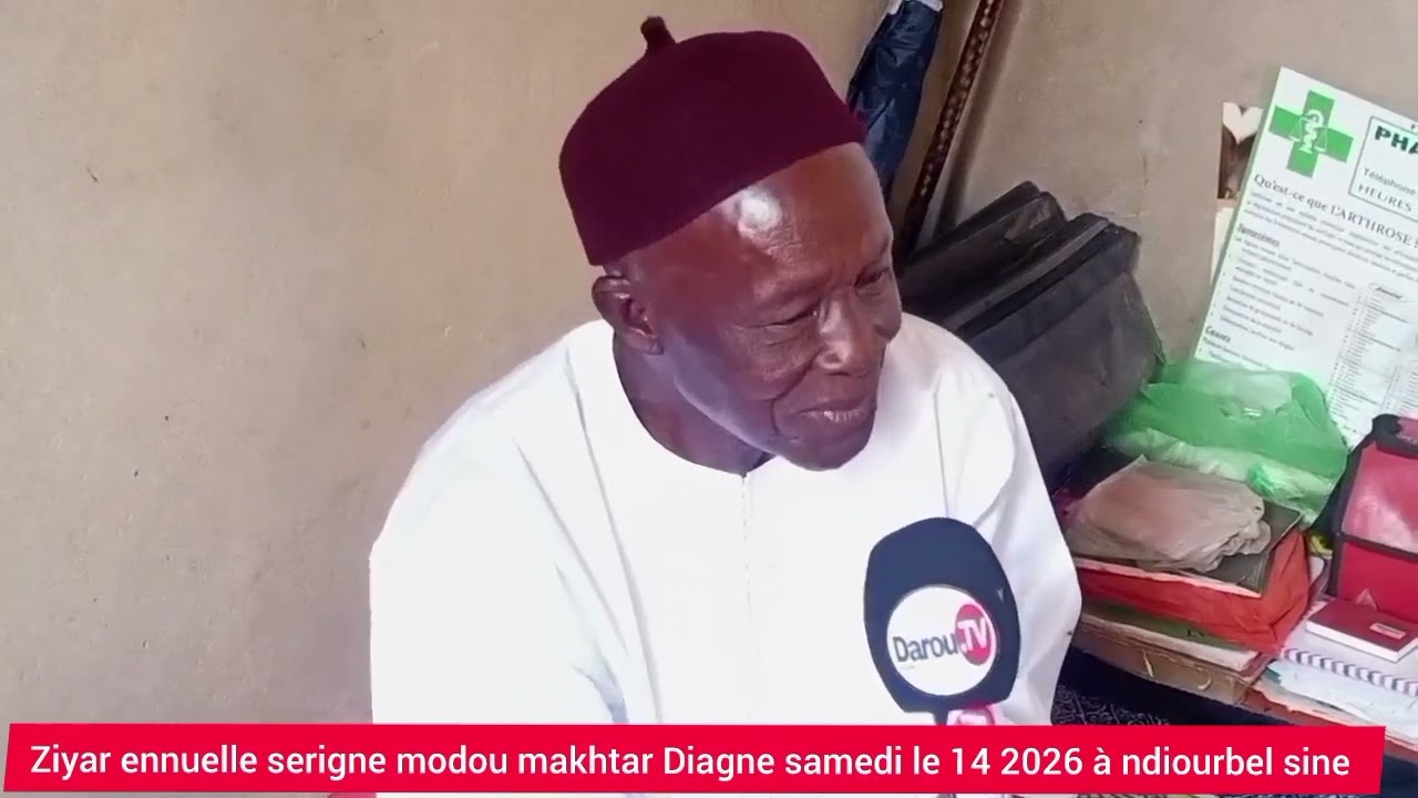 Ziyar annuelle serigne modou makhtar Diagne samedi le 14 2026 ndiourbel sine 