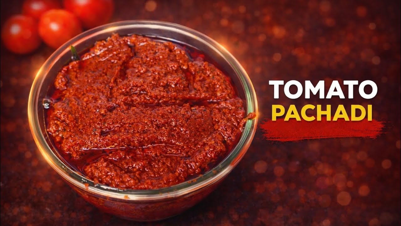 Instant Tomato Pickle Recipe | Tomato Pachadi in Traditional Style || #TomatoPickle #TomatoPachadi 