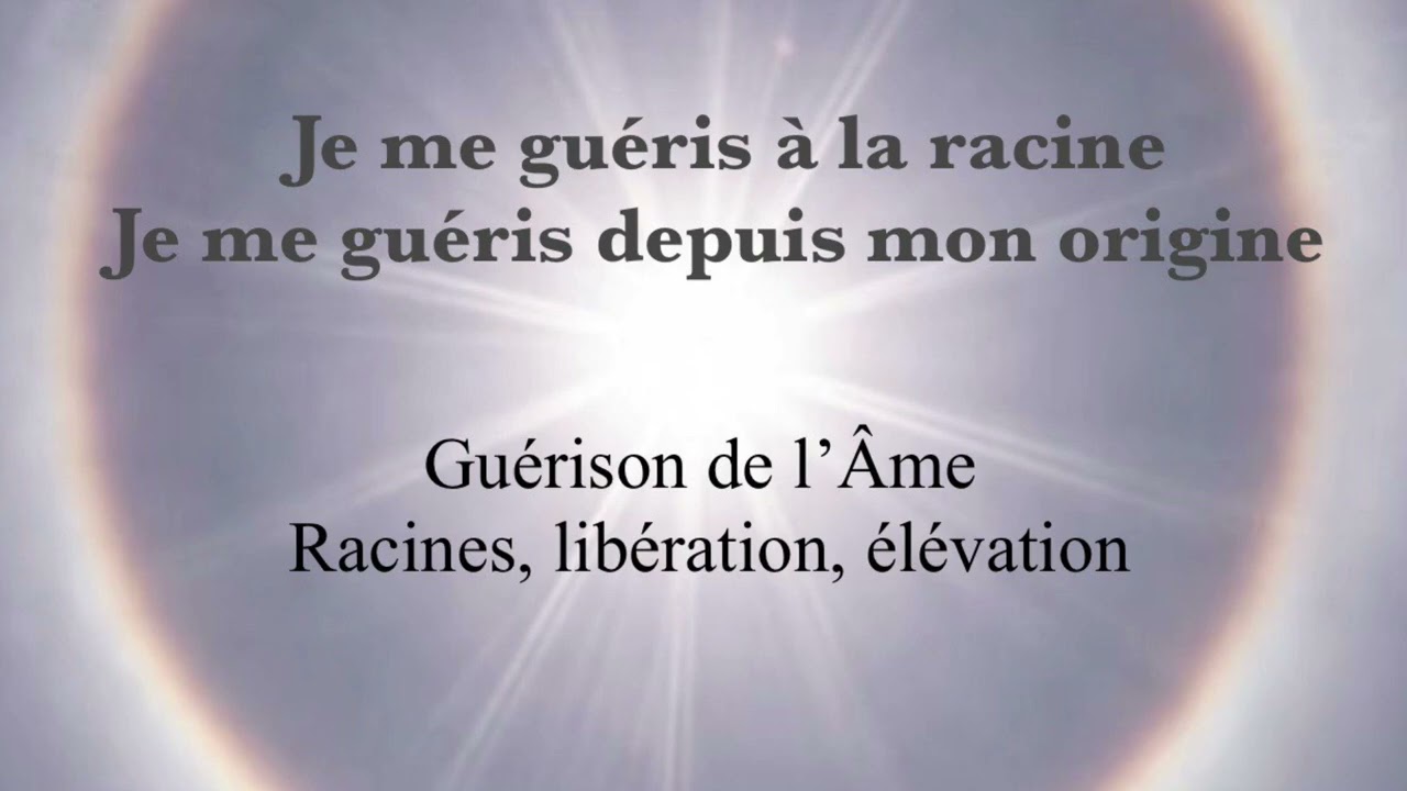 Guérison de l’Âme, Je me guéris ✨