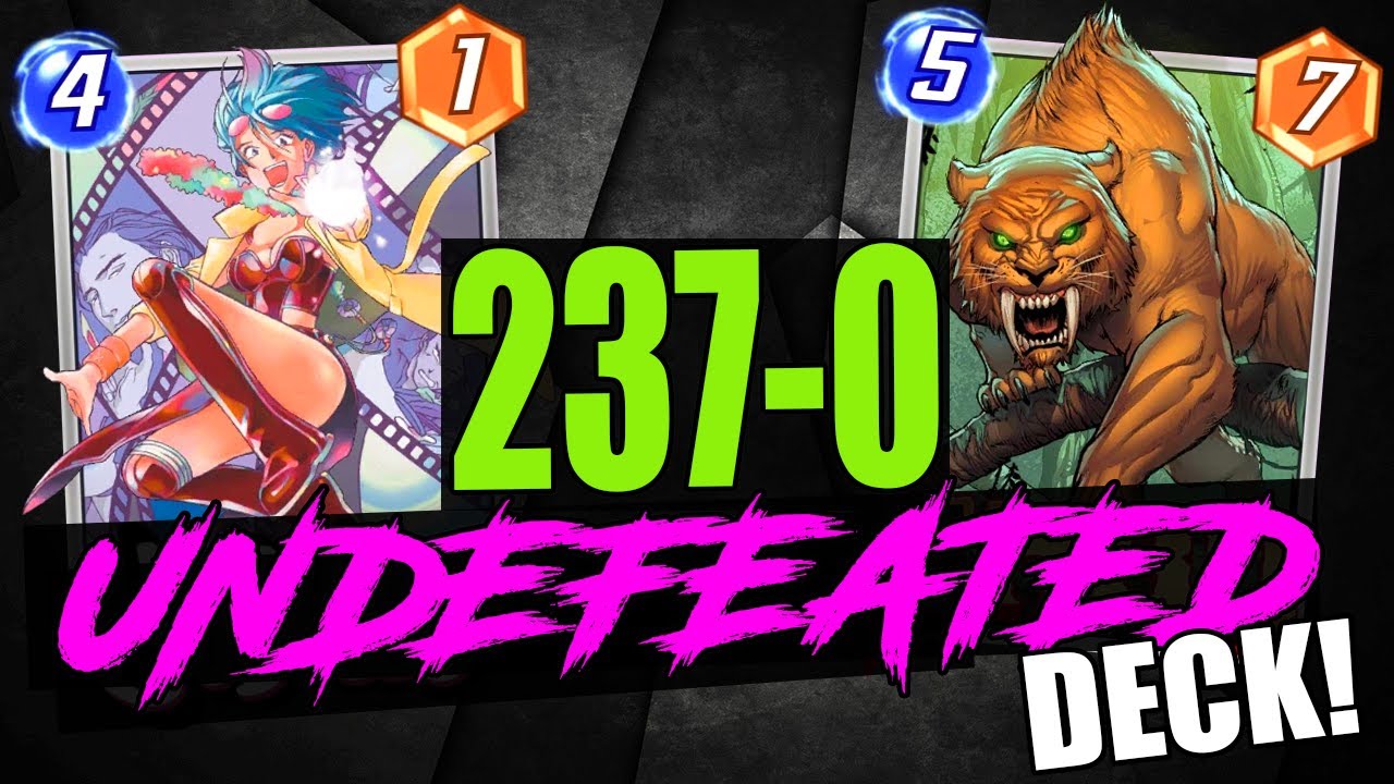 237-0 ZABU JUBILEE WORLD RECORD DECK! MOST FUN MARVEL SNAP DECK EVER!
