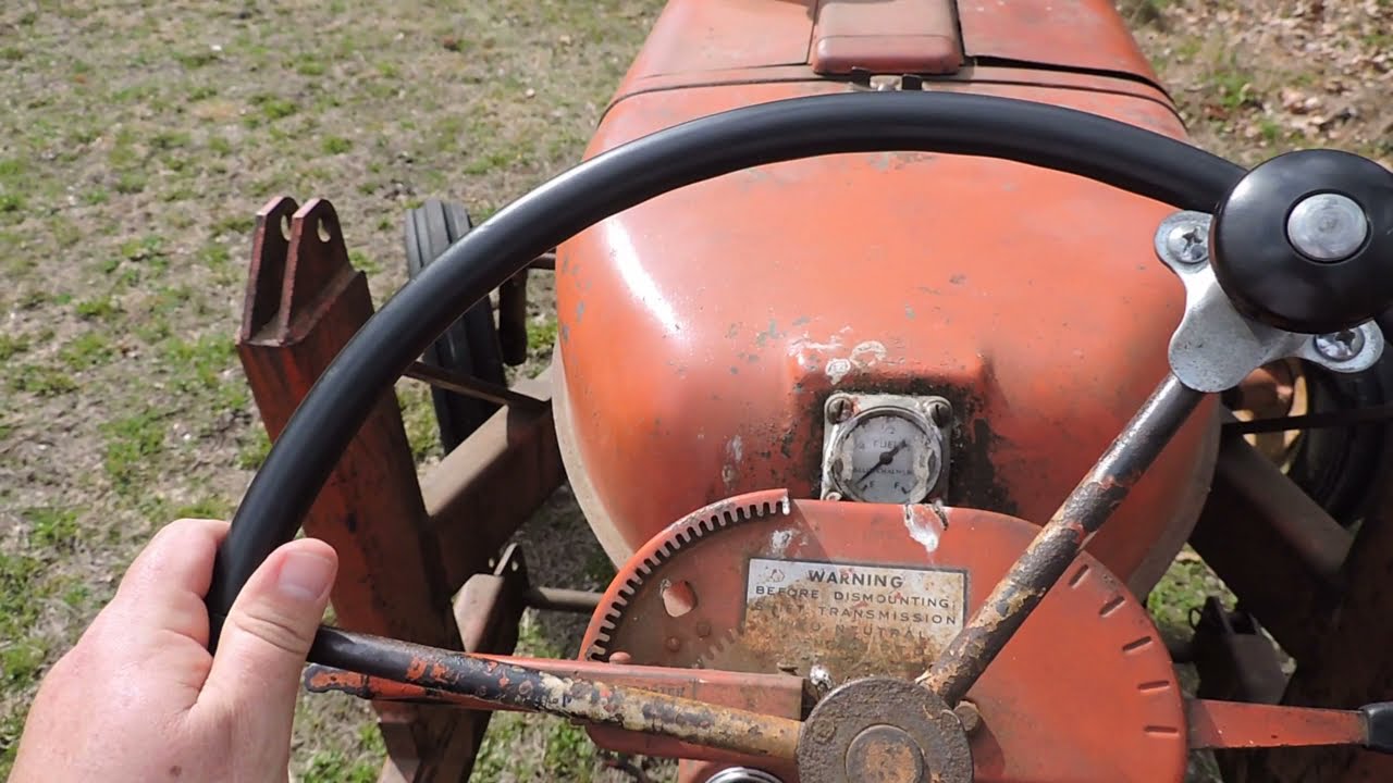 Allis Chalmers D14 Mowing Prep and Snap Coupler Drawbar Hookup