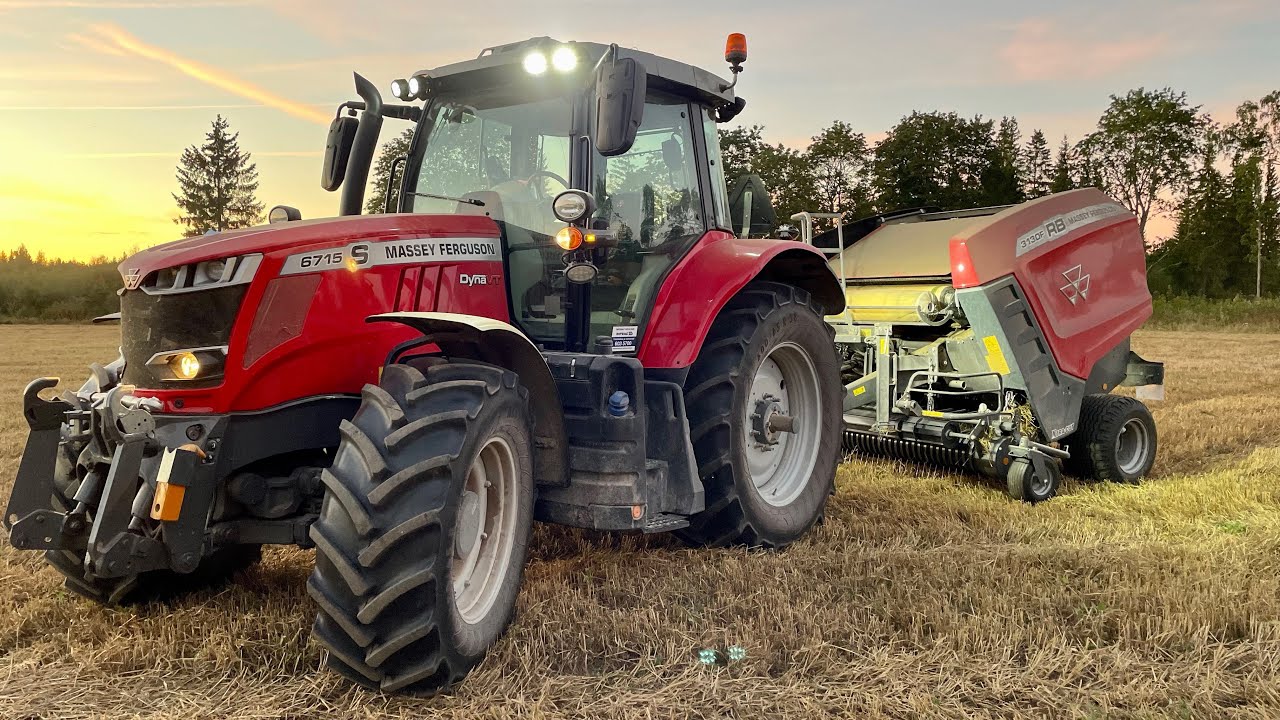 Our first self-made hay in a difficult summer between rains with Massey Ferguson technique