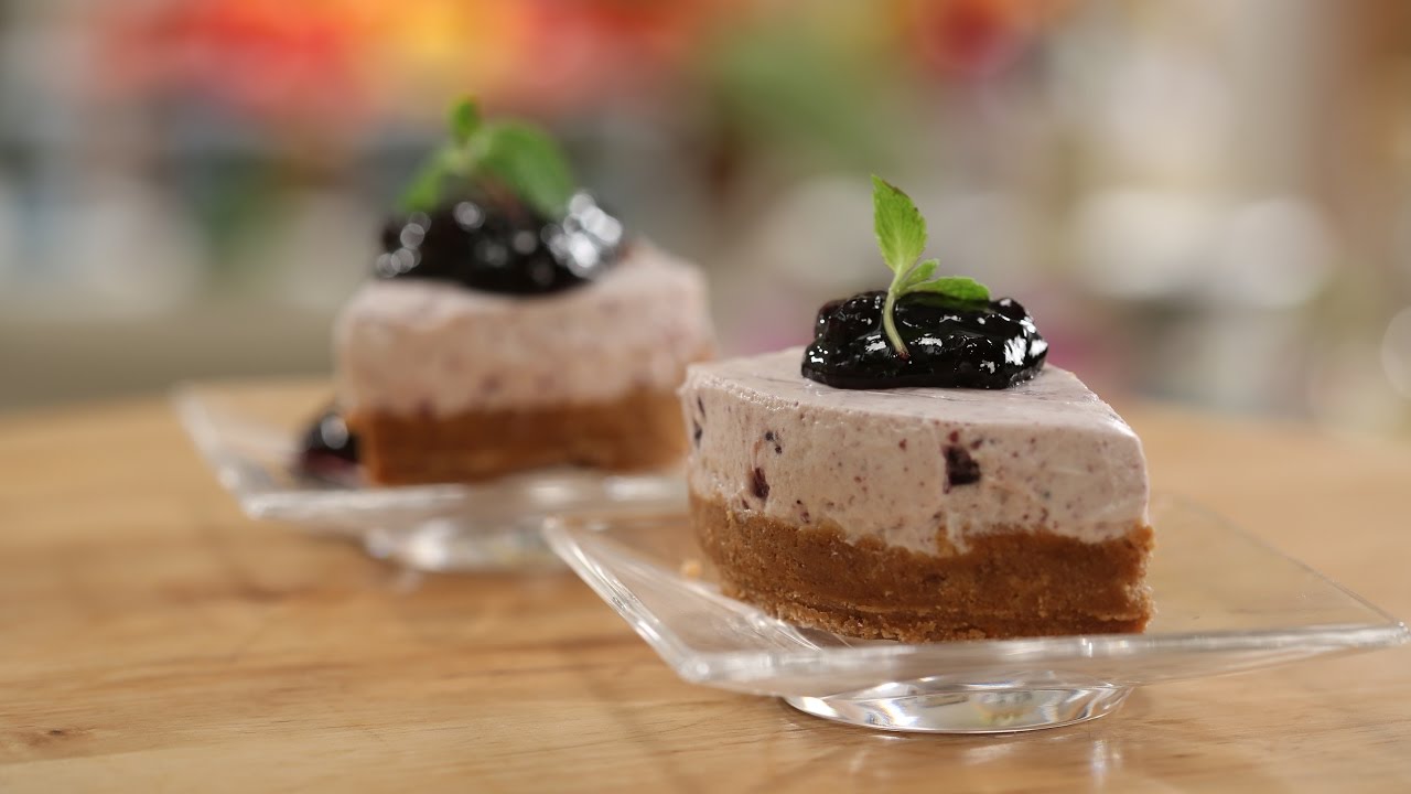 Eggless Blueberry Cheesecake | Sanjeev Kapoor Khazana