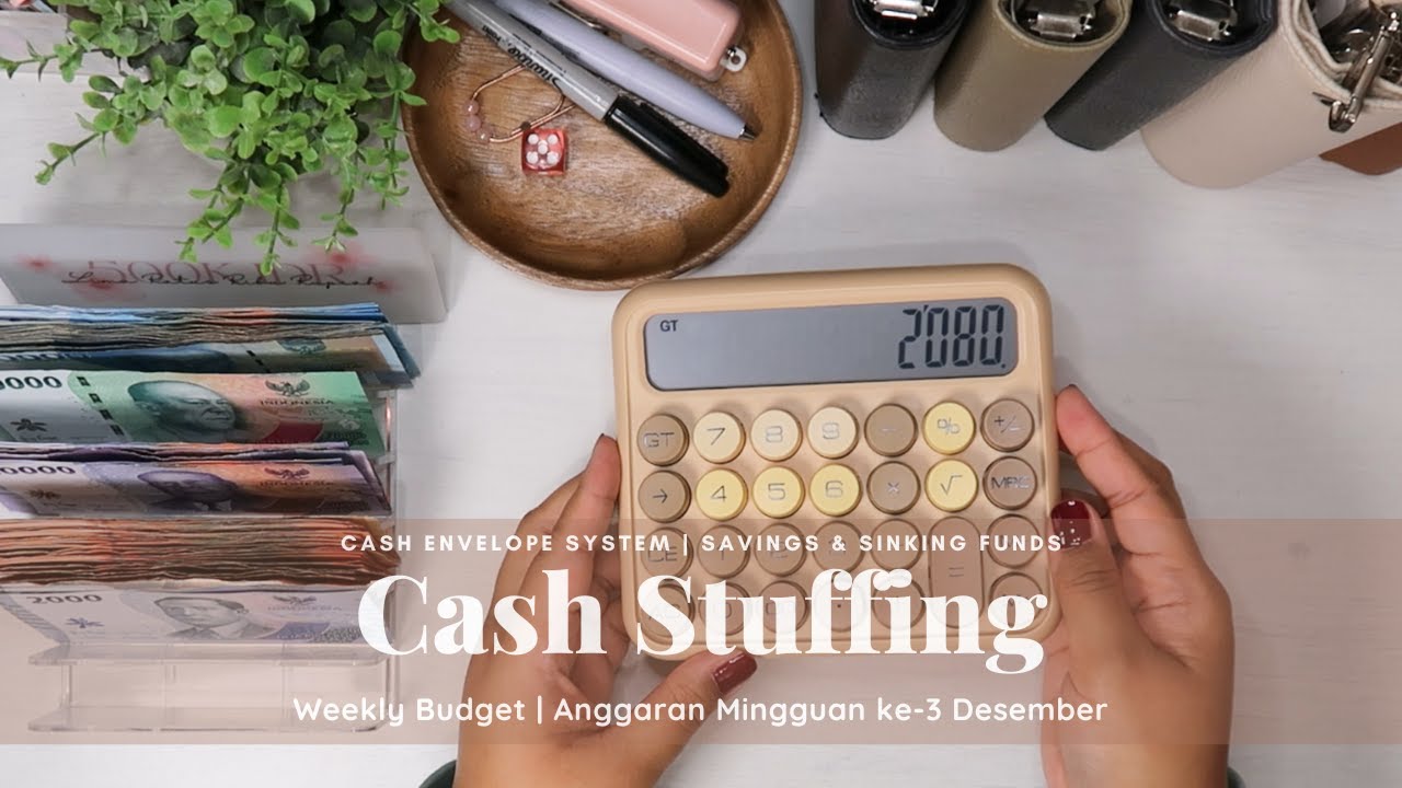 December No. 3 | Rp2080 Cash Stuff | Weekly Budget and Savings