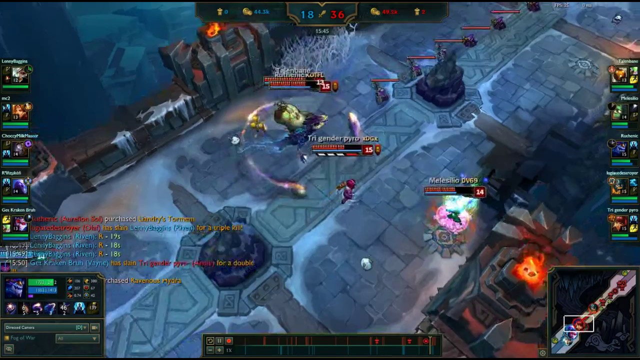 Second Olaf pentakill