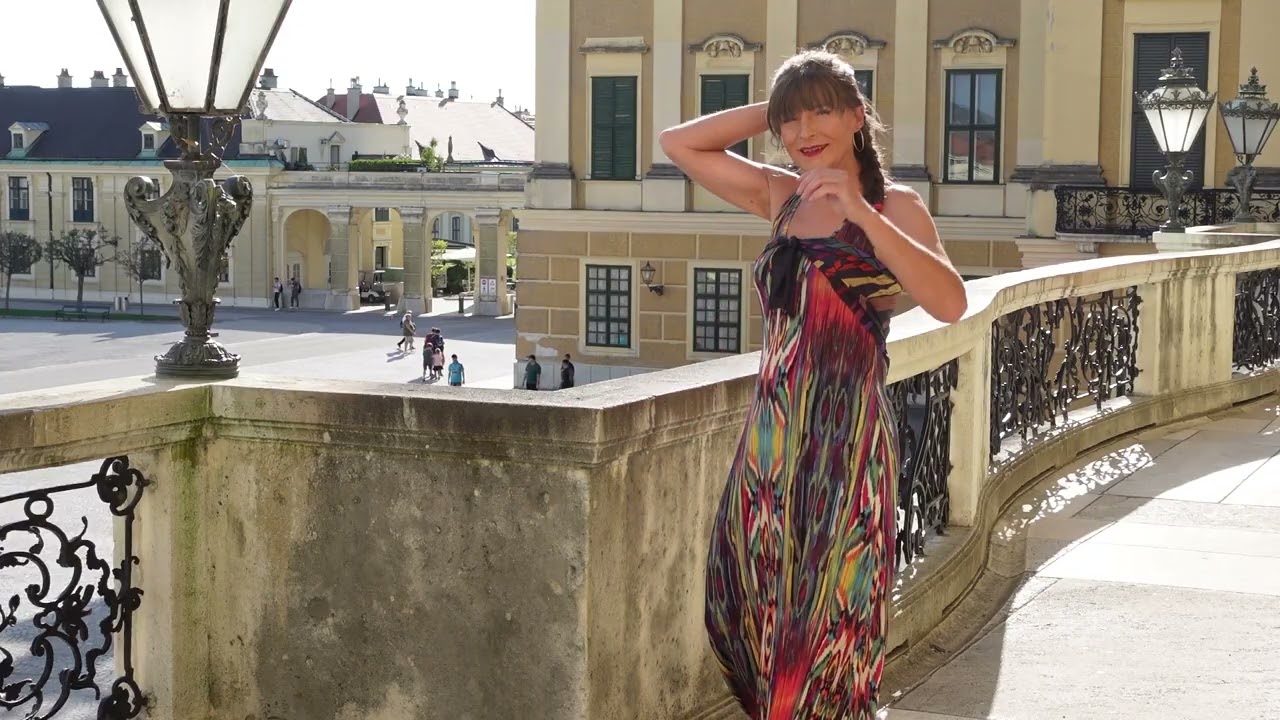 m2f in crazy summer dress    1/11