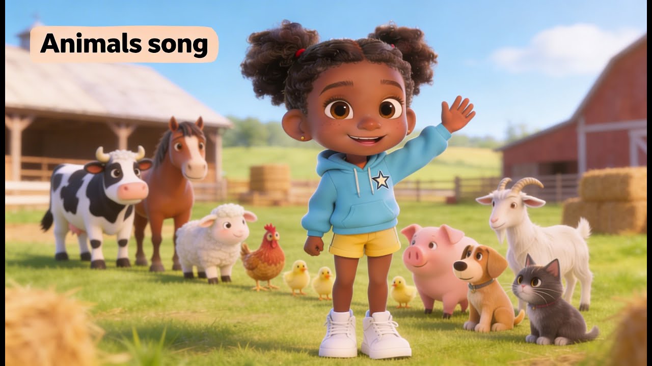 Play and Learn With Kiki – Animals Song for Kids | Learn Animal Sounds