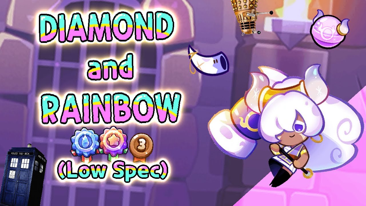 TAURUS COOKIE TRIAL with the LEAST UPGRADES! DIAMOND AND RAINBOW (CR:OB, Cookie Run: Ovenbreak)