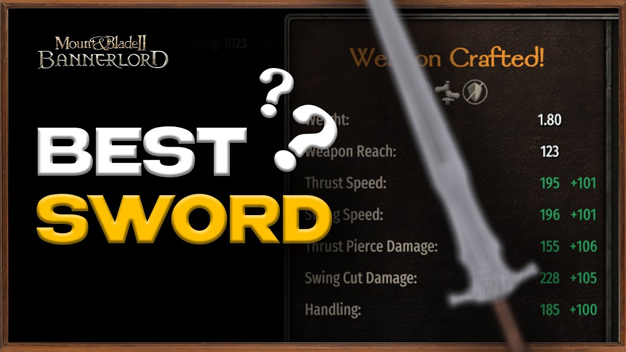 This Sword Destroys Armies / Bannerlord Best Sword