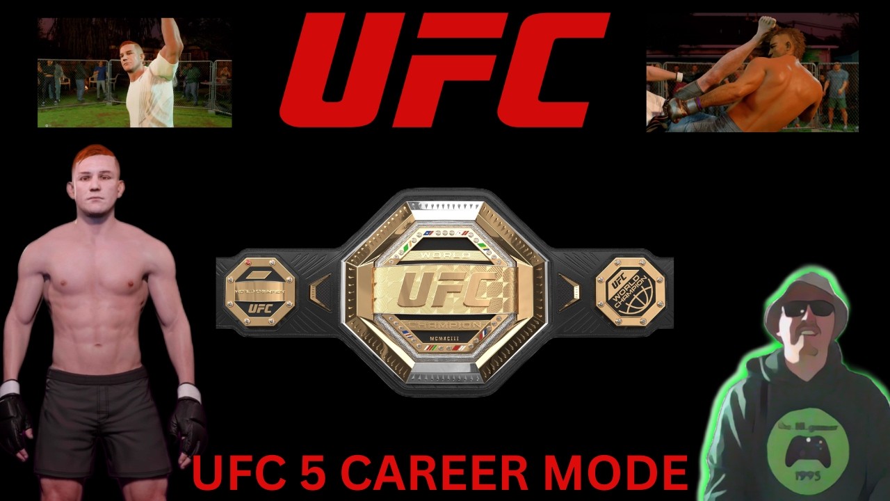 UFC 5 career mode part 1 our lightweight fight journey starts now!!