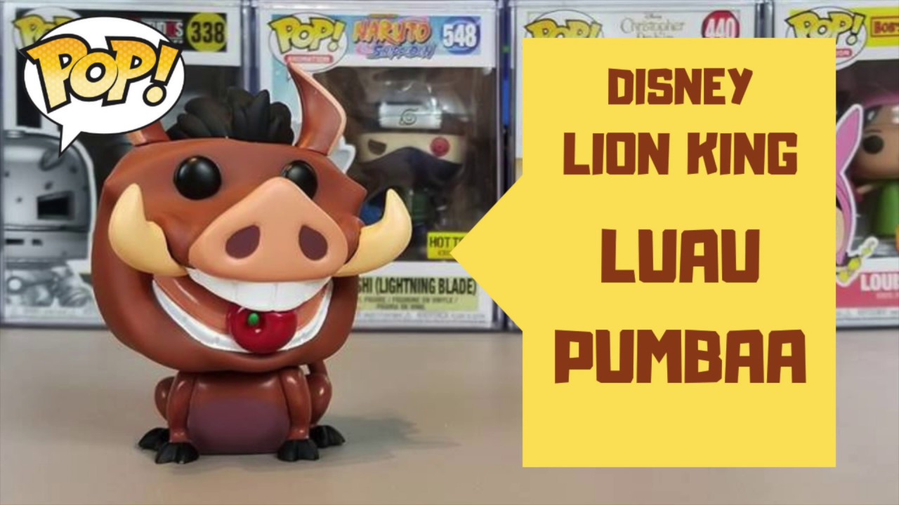 FUNKO DISNEY LION KING LUAU PUMBAA UNBOXING REVIEW