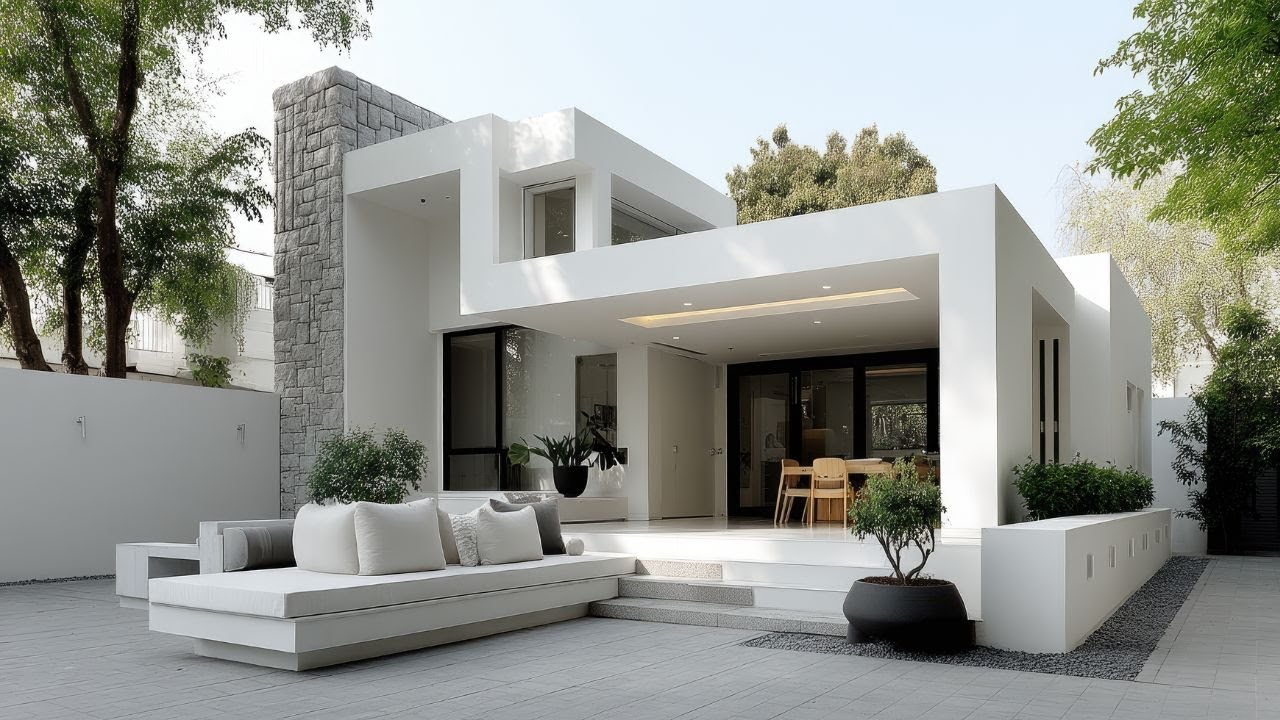 Luxury Minimalist Living Spaces | A Modern Home Tour in Harmony with Nature