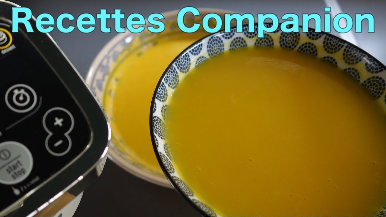 Velout&eacute; de Potiron - Brice RC Recettes Companion