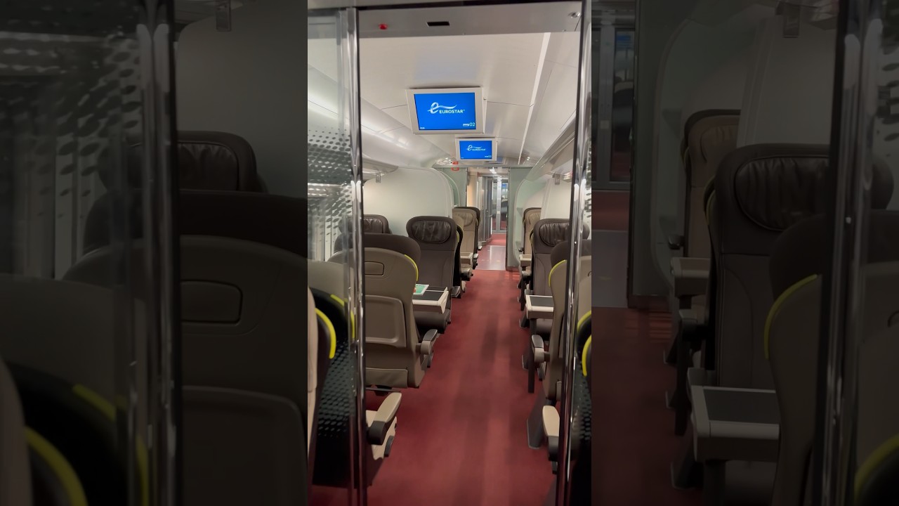 Walkthrough of Eurostar Business Premier carriage #eurostar #train #europeantravel #travel #onboard