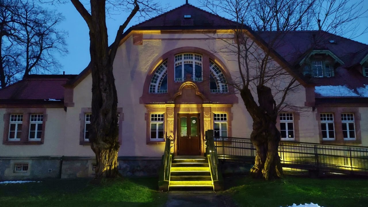 Der Festsaal (fr&uuml;her die Turnhalle) in der 