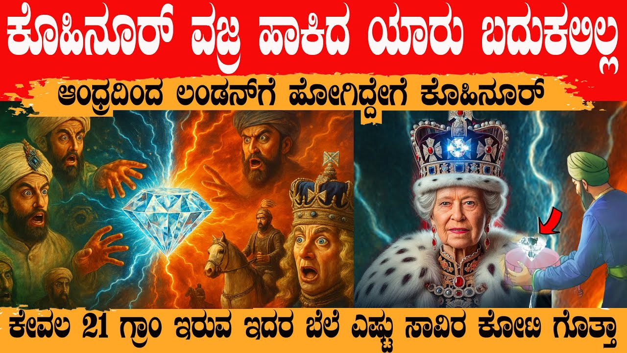 ಇದನ್ನು ಧರಿಸಿದ ಯಾವ ರಾಜರು ಬದುಕಲಿಲ್ಲ ಈಗ ಎಲ್ಲಿದೆ ಈ ಕೊಹಿನೂರು ವಜ್ರ ಇವತ್ತಿನ ಇದರ ಬೆಲೆ ಎಷ್ಟು ಗೊತ್ತಾ