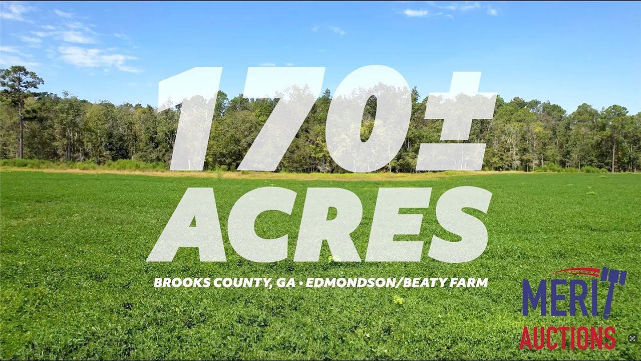 170 acres located in Brooks County, GA!