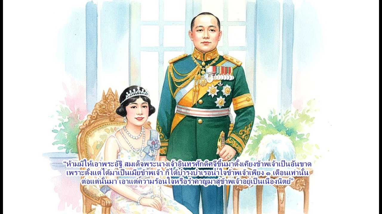 บันทึกหลังวัง ความหึงหวง ทำให้ถูกลดพระอิสริยยศลง จากพระบรมราชินี เป็นพระวรราชชายา