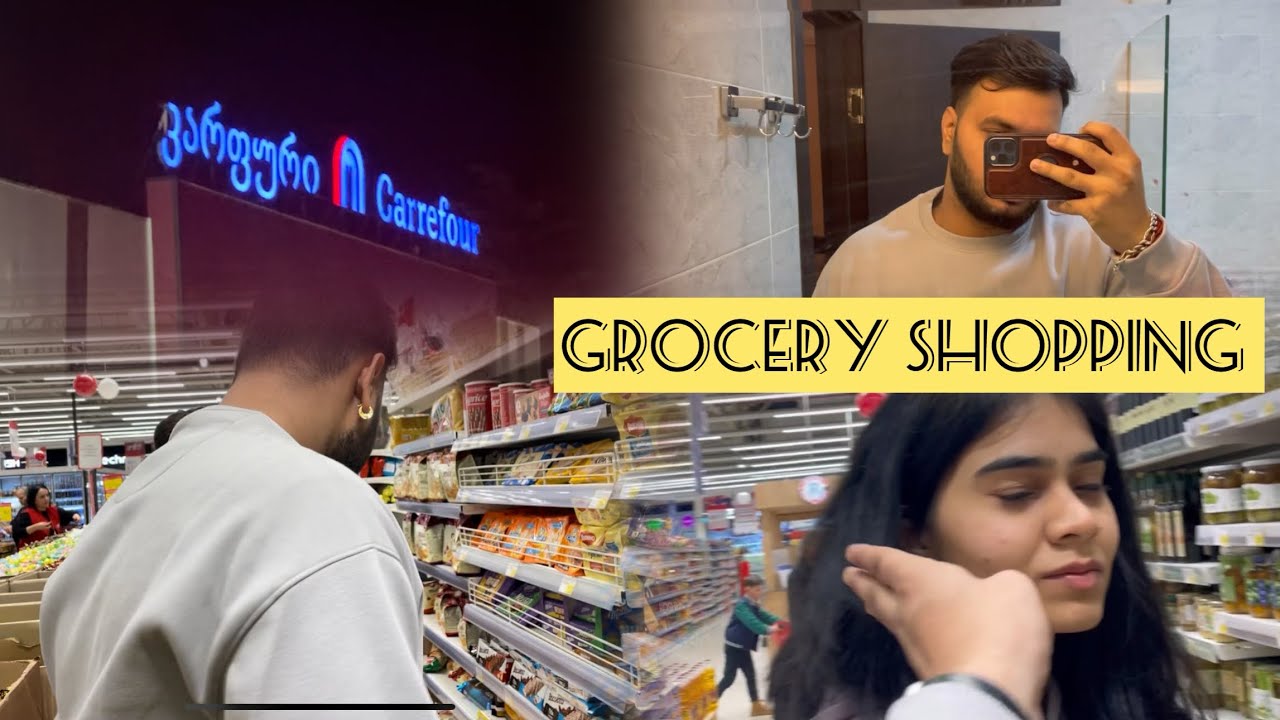 1st Time Grocery Shopping in #kutaisi #georgia| #youtube