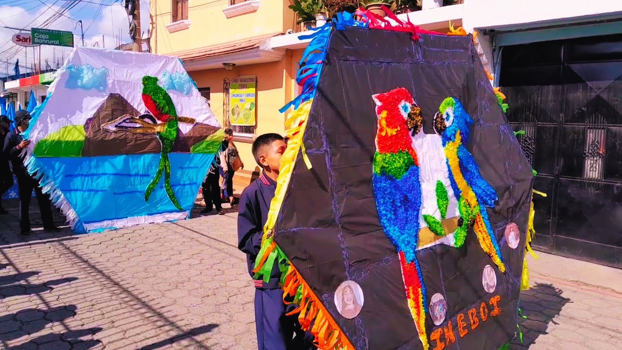 DESFILE de INDEPENDENCIA 15  de Septiembre EL TEJAR CHIMALTENANGO 2023, GUATEMALA TRADICIONES