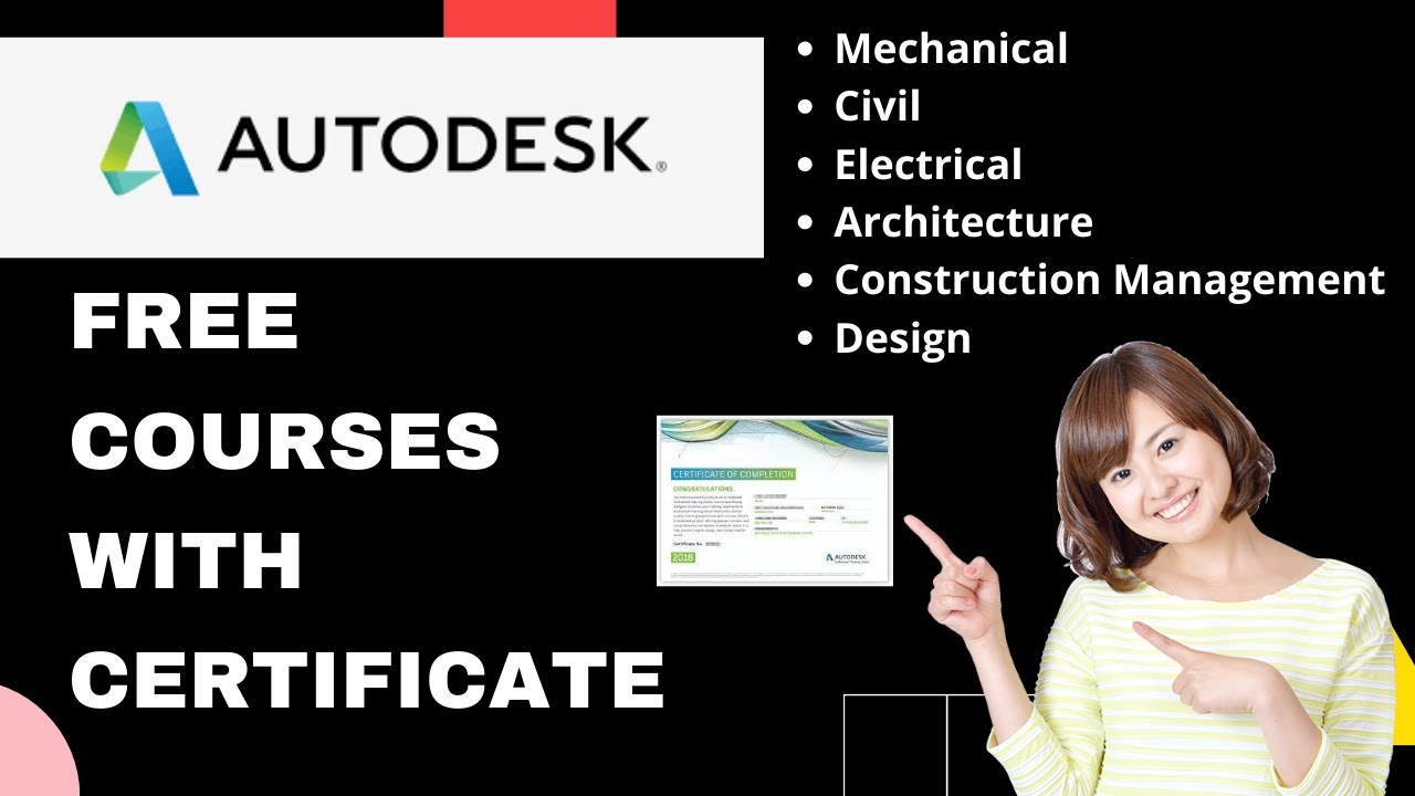 Autodesk Free Courses with Certificate | Autodesk Free Software