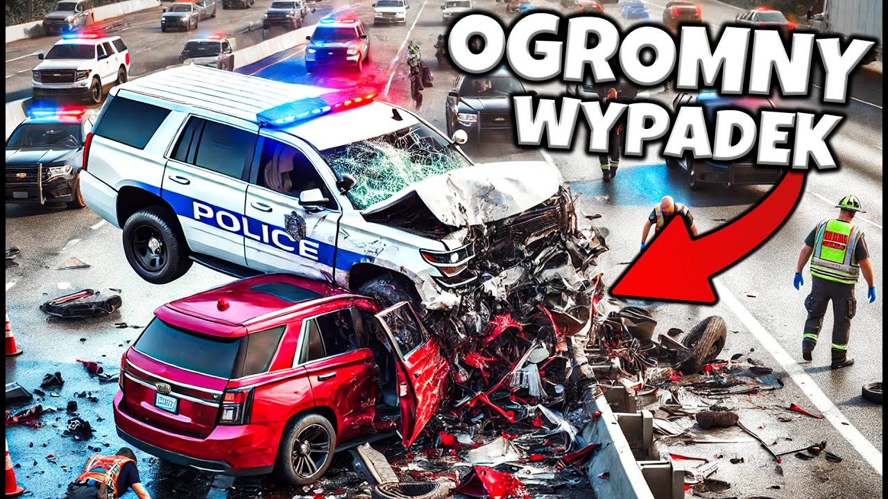❄️ SPOWODOWAŁEM OGROMNY WYPADEK JAKO POLICJANT!? | HIGHWAY PATROL |