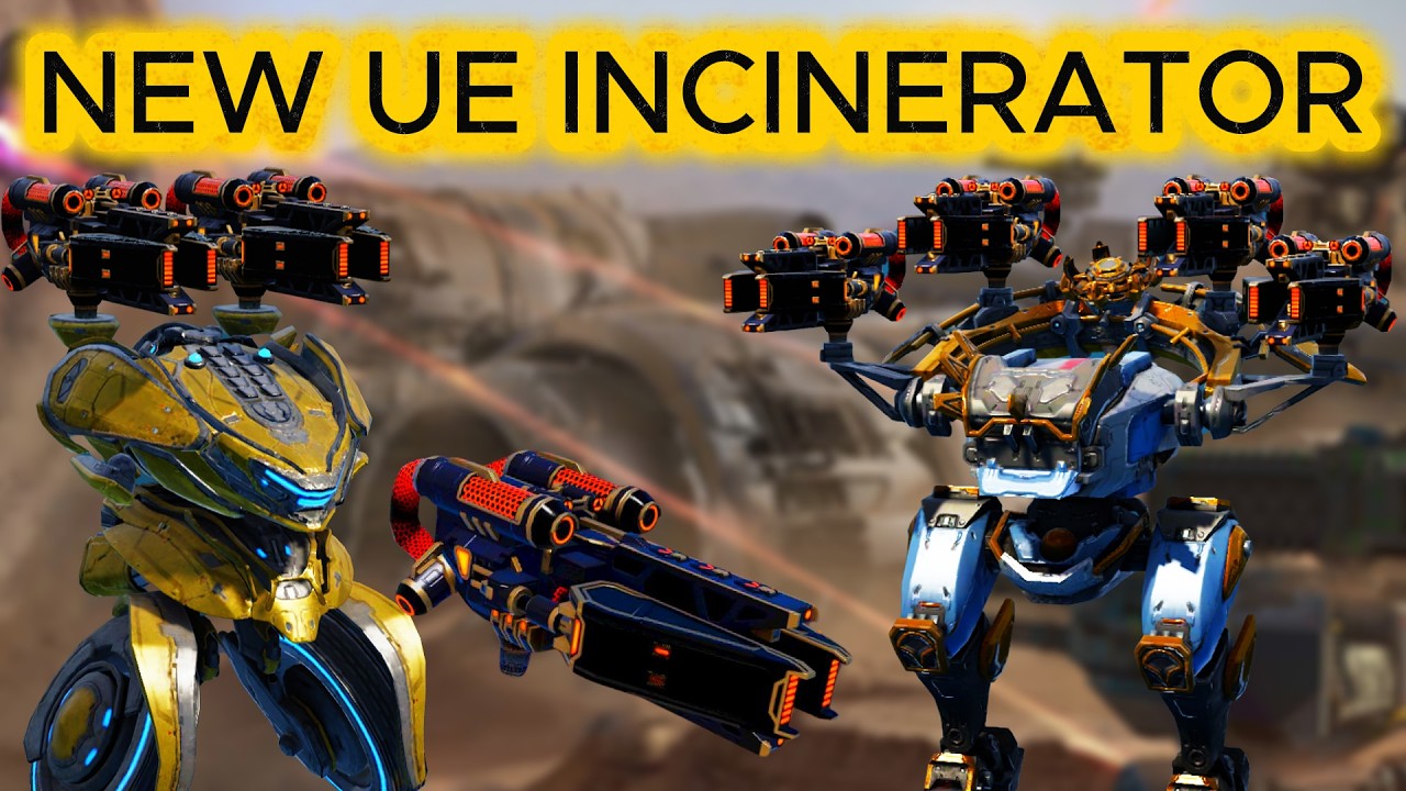 UE Incinerator Overpowered From Day One? | War Robots Test Server