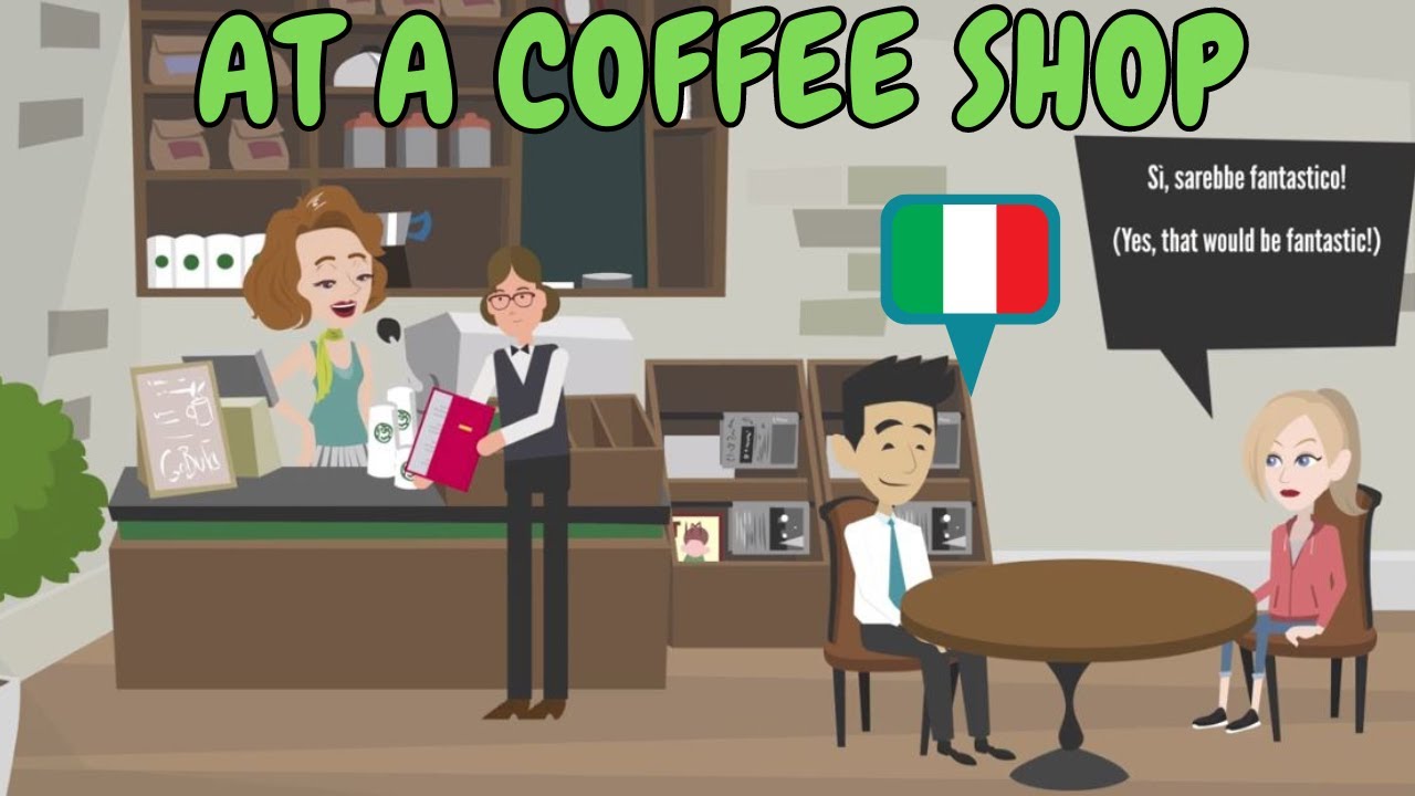 Dialogue in Italian for Beginners: A Simple Coffee Shop Conversation