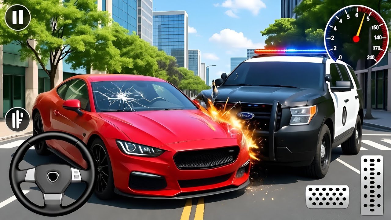 Police Car Chase Simulator 3D - Car Game - Android Gameplay