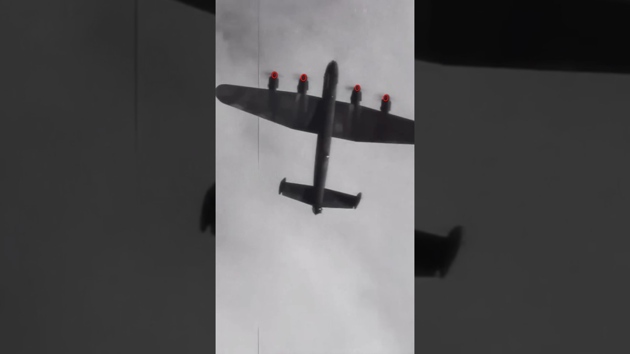 Rare WW2 Footage of Aircraft Bombing | Lancaster | #aircraft #bomber #ww2
