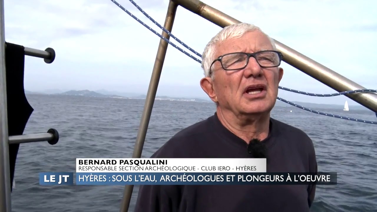 Var Azur - Hyères  sous l'eau, archéologues et plongeurs à l'oeuvre
