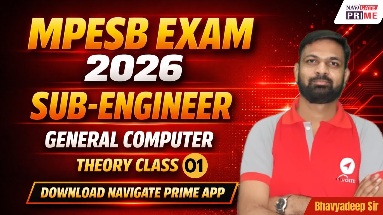 MP Sub Engineer 2026 | General Computer|Fast-Track Batch| Demo lecture-01 #subengineer2026