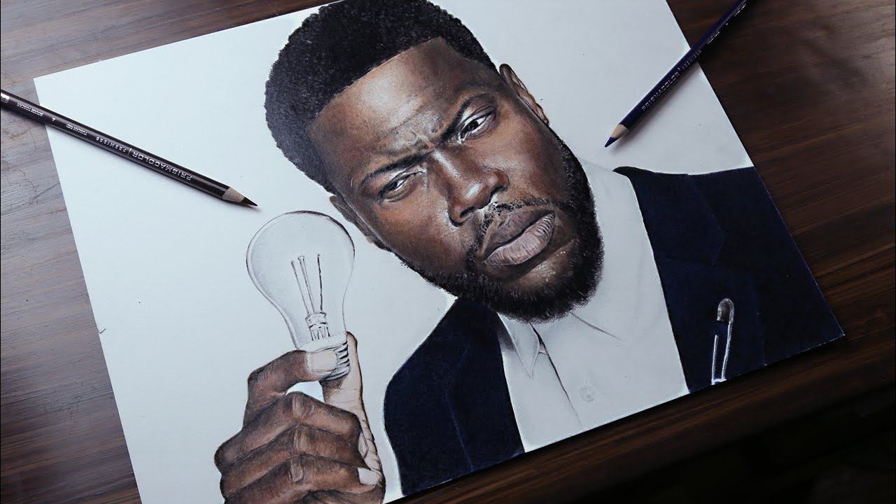 Drawing Kevin Hart Time Lapse / esquizz