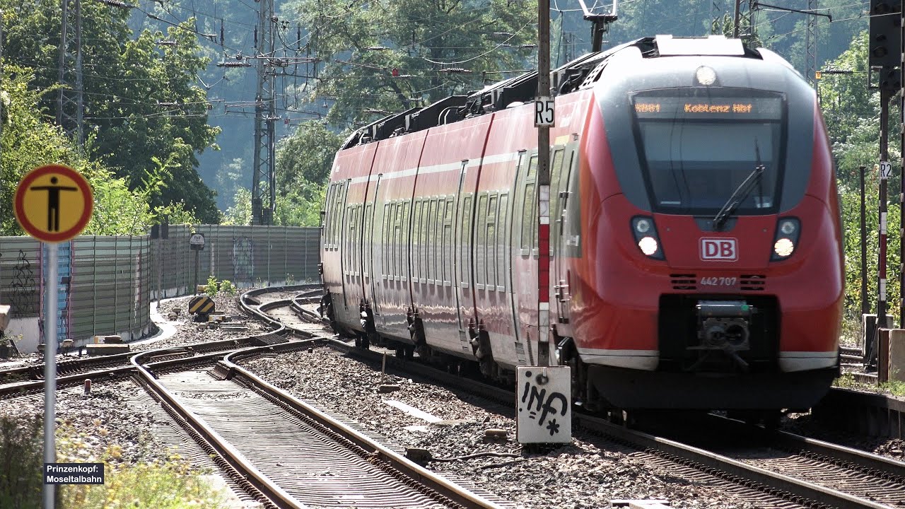Trainspotting Moseltalbahn RB81  Bombardier Talent-2 auf der Moselstrecke der Kanonenbahn