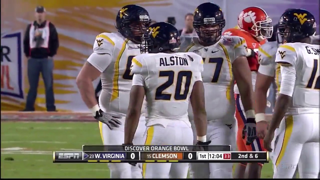 2012 Orange Bowl - #23 WVU vs #15 Clemson - 1st Quarter