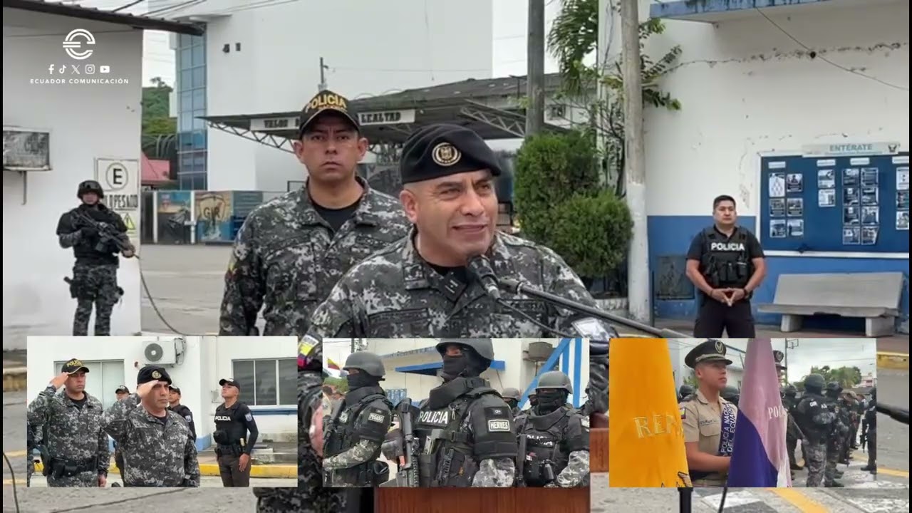 ALTO MANDO POLICIAL SE TOMA GUAYAQUIL PARA COMBATIR A TERRORISTAAS Y EL CRIMEN ORGANIZADO