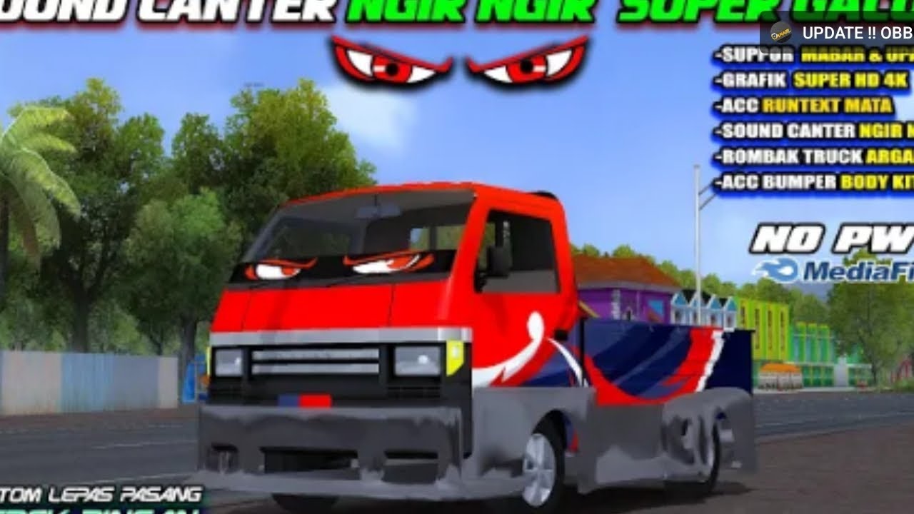 UPDATE !! OBB TRUCKSID V1.0 TERBARU SOUND CANTER NGIR NGIR RUNTEXT MATA GRAFIK ETS2 NUANSA RAMADHAN