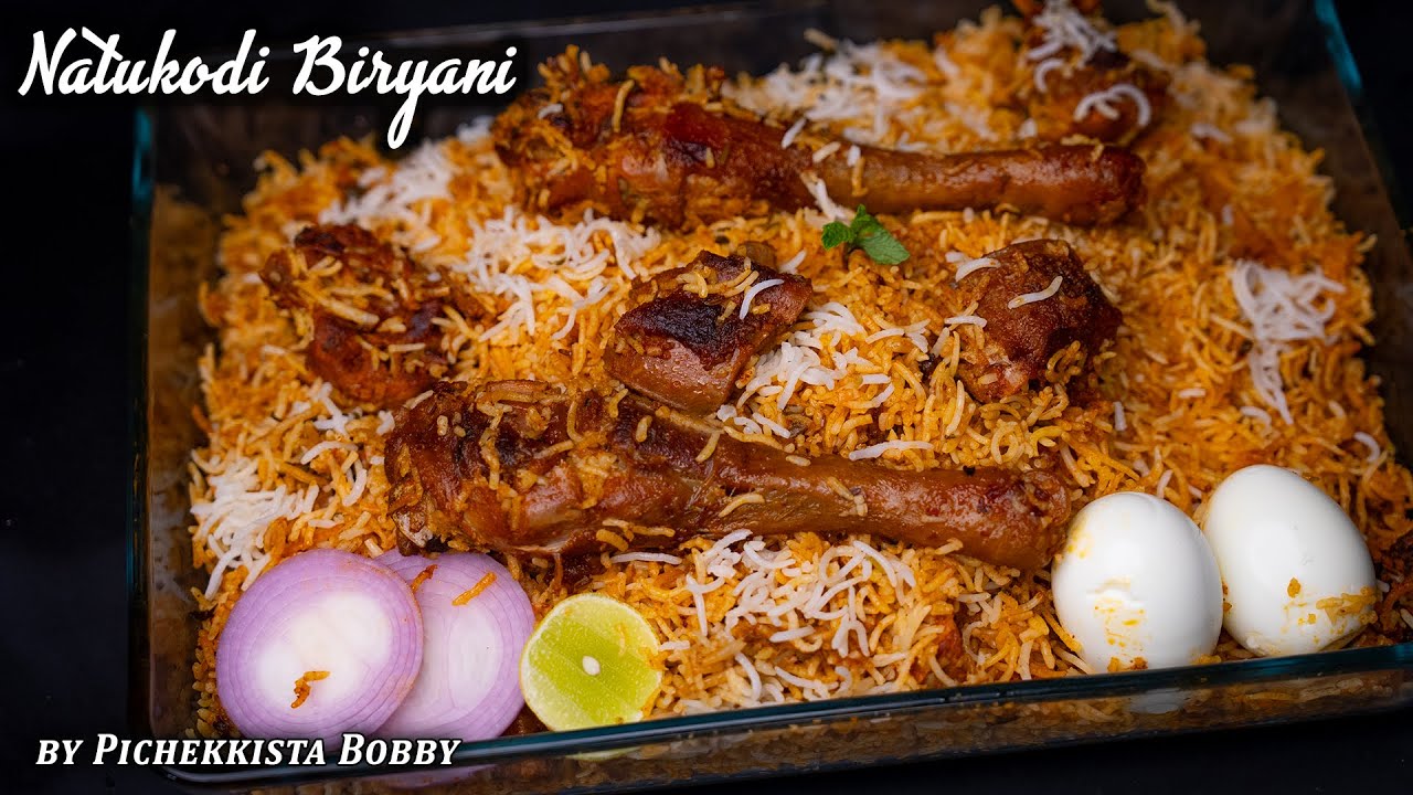 NATU KODI BIRYANI by PICHEKKISTA BOBBY | నాటు కోడి బిర్యాని పిచ్చెక్కిస్తా