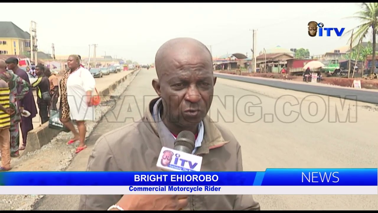 CONSTRUCTION OF BENIN-AGBOR ROAD: Road Users Raise Concerns Over Asphalt Laying, Quality Of Work