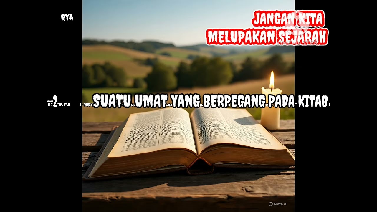 SUATU UMAT YANG BERPEGANG PADA KITAB SUCI--2/ 12Feb