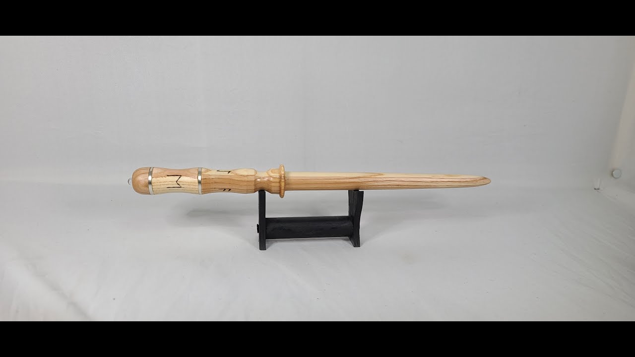 Commissioned Ash wood wand