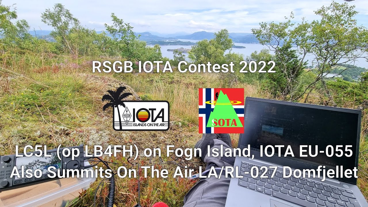 RSGB IOTA contest 2022 - LC5L from IOTA EU-055