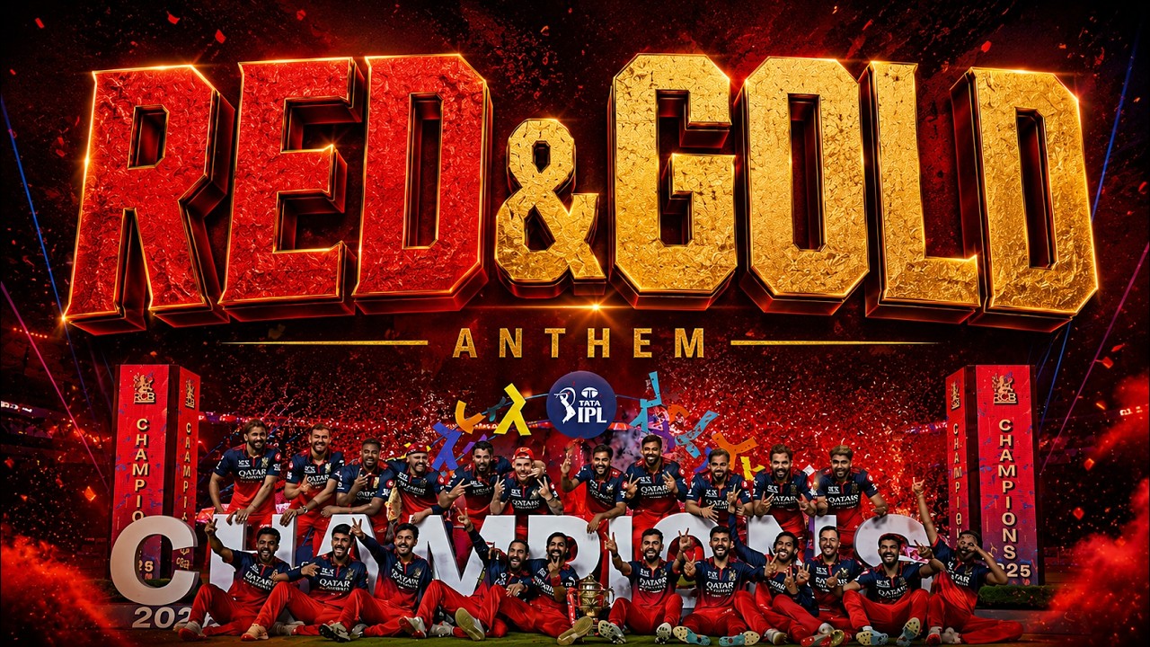 RED & GOLD Anthem ❤️💛 | RCB Fan Song 2026 🏏 | Ee Sala Cup Namde | Play Bold