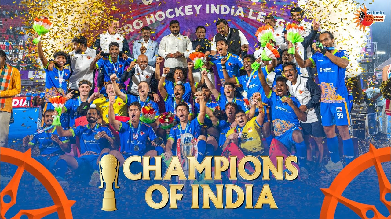 Watch Full - Presentation Ceremony | Vedanta Kalinga Lancers lifting the title | Hero HIL 2025-26