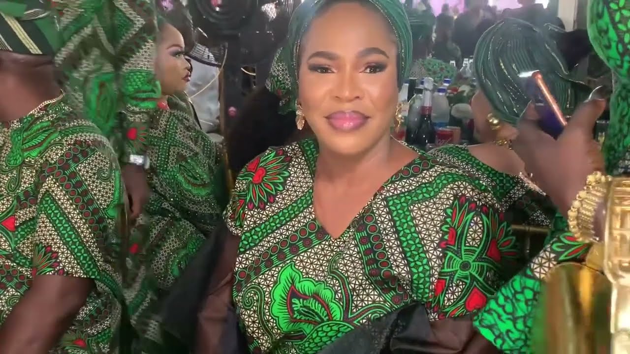 FAITHIA BALOGUN AT OBA KABIRU ADELAJA’S FINAL BURIAL CEREMONY