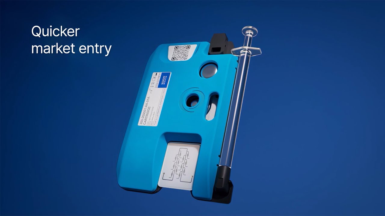 SCHOTT MINIFAB microfluidic cartridge for diagnostic and life science applications