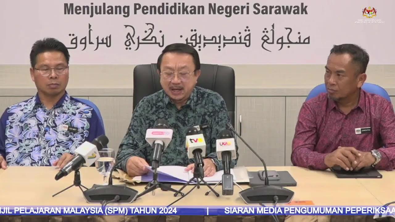 PENGUMUMAN KEPUTUSAN PEPERIKSAAN SIJIL PELAJARAN MALAYSIA TAHUN 2024 PERINGKAT NEGERI SARAWAK