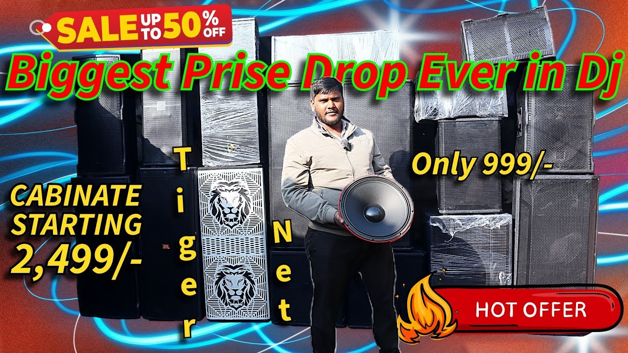 DJ👑king👑Cabinet🗄️Speaker🔊Shop🏨 Delhi || Dj full setup market || Delhi Dj market || Anmol super sound