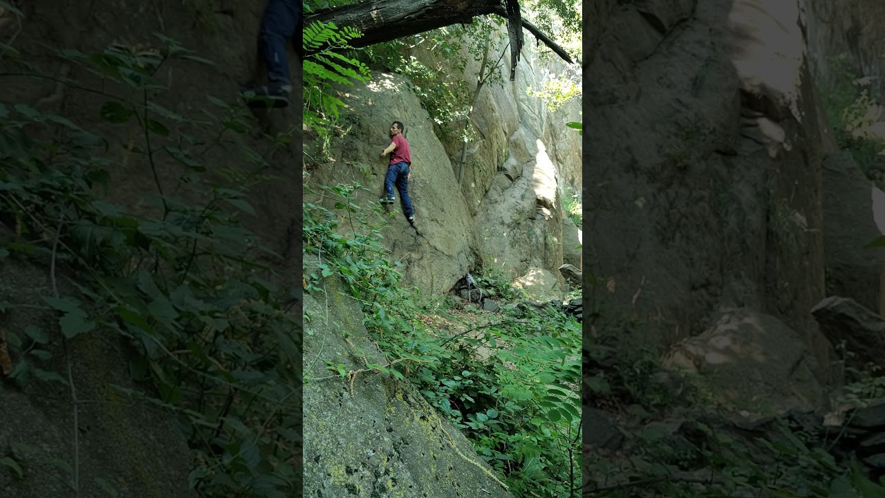 Arrampicata demo punto morto a Caprie