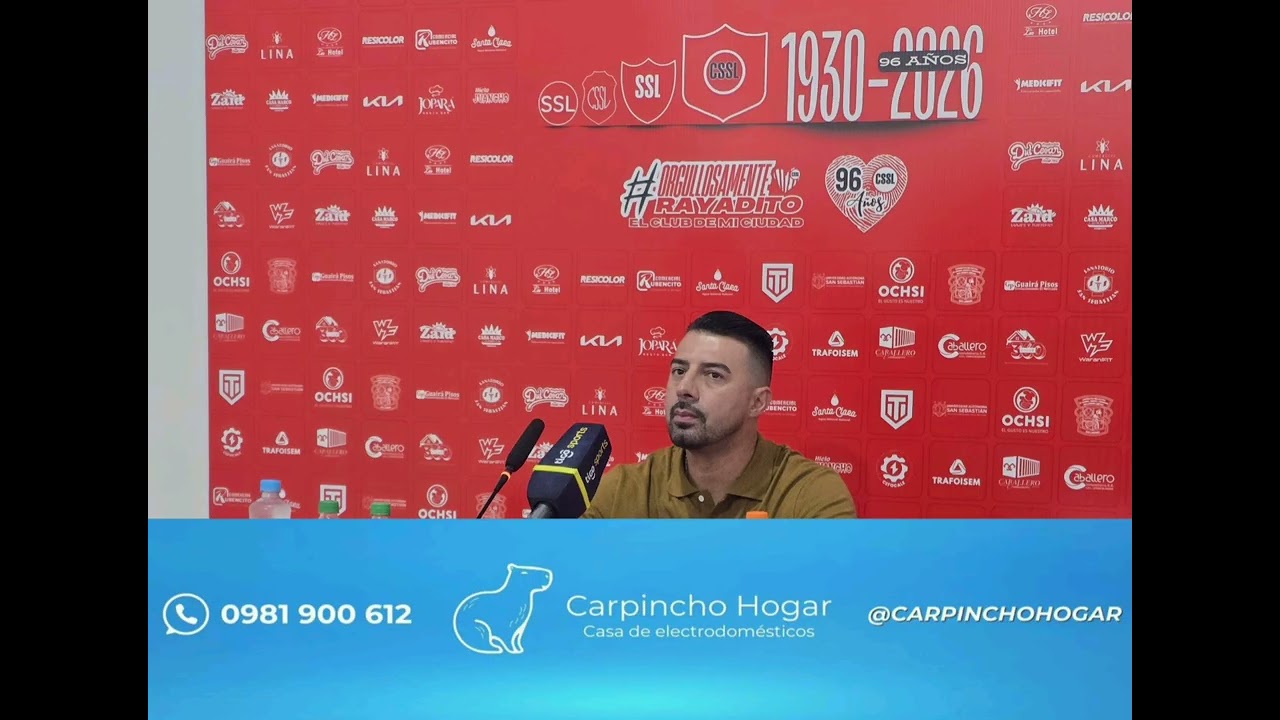 Conferencia de prensa de Julio César Cáceres DT de San Lorenzo, luego del empate ante Trinidense. 